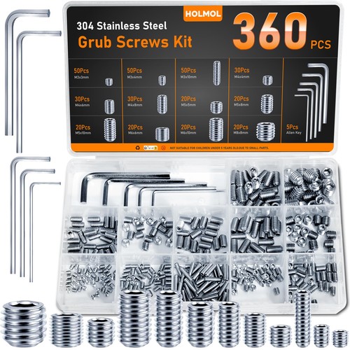 Madenschrauben set 360 - set,