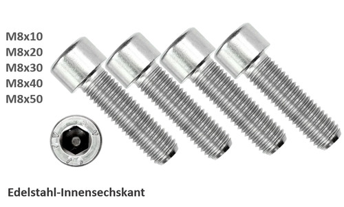 Innensechskantschraube in - m8,