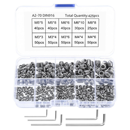 Spitzschrauben set 425 stück - spitzschrauben,