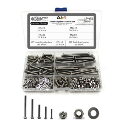 Set aus linsekopfschrauben isk - set,