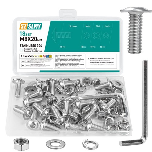 Schrauben set edelstahl - set, m8