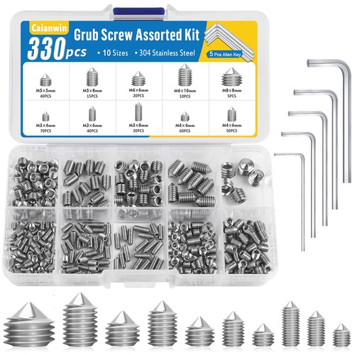 Madenschrauben set 330 - madenschrauben,