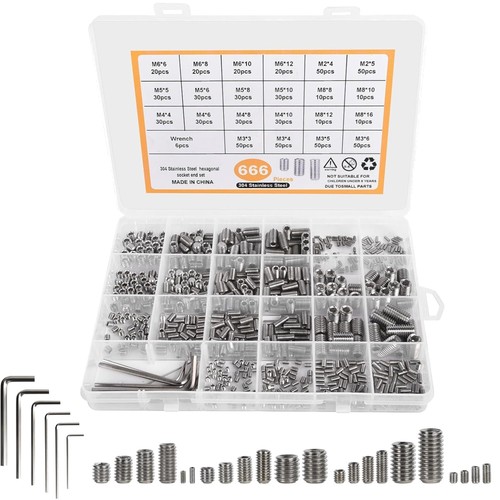 Madenschrauben set edelstahl - madenschrauben,