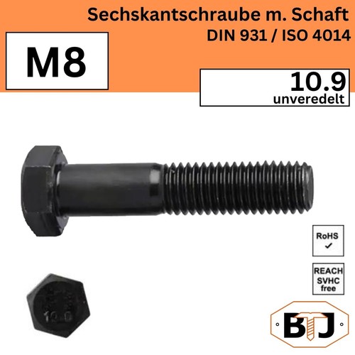 Din 931 9 - m8, din-931