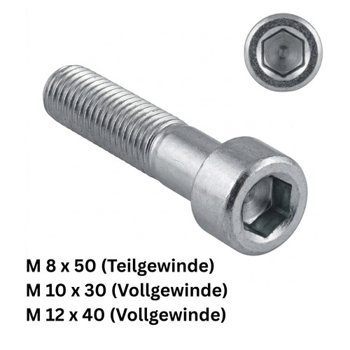 Zylinderschrauben din 912 8 - din,